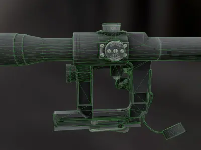 POSP 4x24 Low-poly 3D model