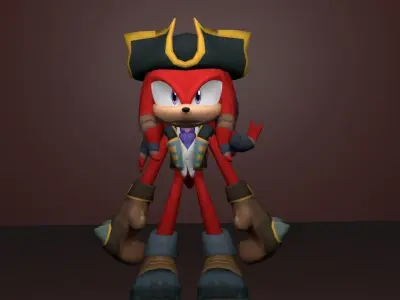 knuckles 3D model