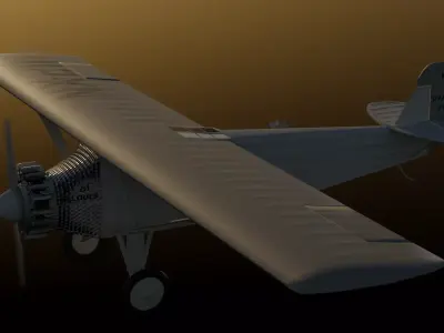 Spirit of St Louis 3D model