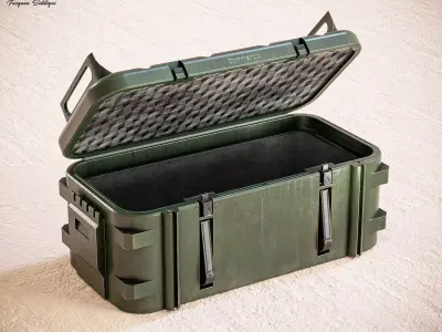 Military Weapon Crate V2 PBR Low-poly 3D model