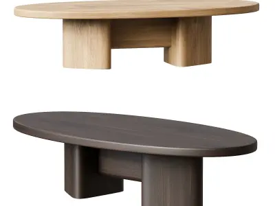 Modern Fishes 18 Coffee Table 3D model