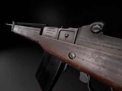 AAA MINI 14 Game Ready PBR Low-poly 3D model