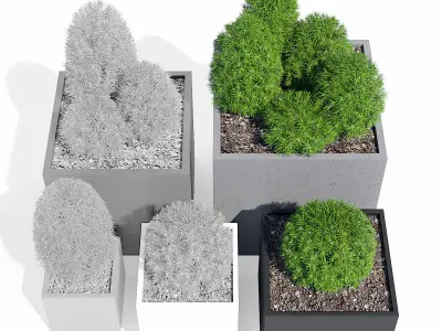 Pottery Pots nine part 2 3D model