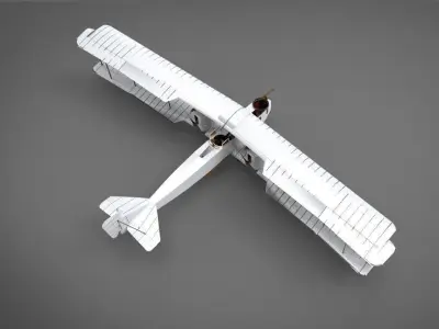 Gotha G IV  3D model