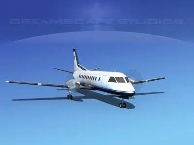 SAAB 340 Corporate 1 3D model