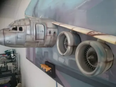 airplane wall art  3D model