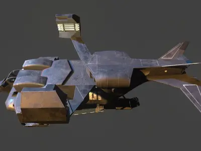 UD4 Cheyenne ALIENS 3D model