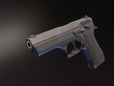 Jericho 941F Low-poly 3D model