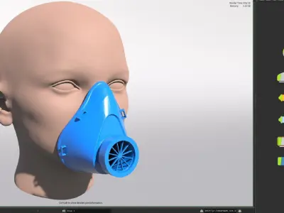 Face Mask for covid-19 virus protection Free 3D print model