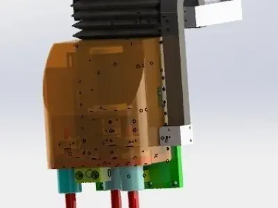 Polishing mechanism module 3D model