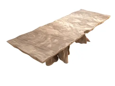 Coffee Table Wood Root 3D model