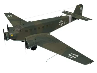 Junkers Ju52 3D model