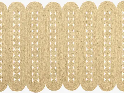 Safavieh Hajri Jute Rugs part 2 2 options 3D model