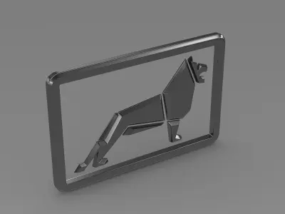 Man new logo 3D model