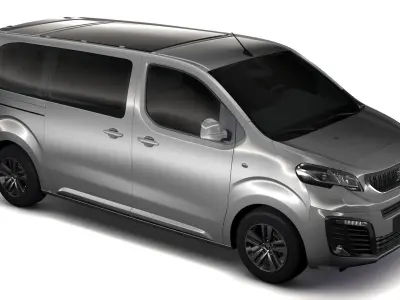 Peugeot Traveller L2 2017 3D model