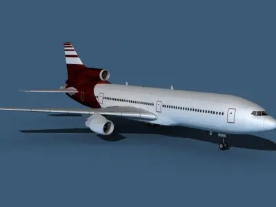Lockheed L-1011-50 Corporate 4 3D model