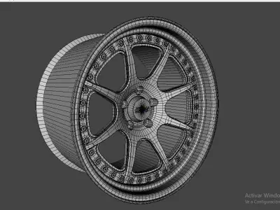 WHEEL BASED on CCW CZ08 3D model