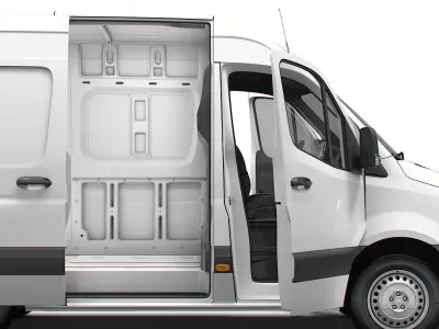 Freightliner Sprinter L1H2 FWD HQ Interior 2024 3D model