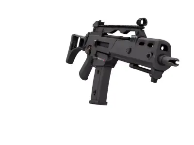 G36C weapon 3D model