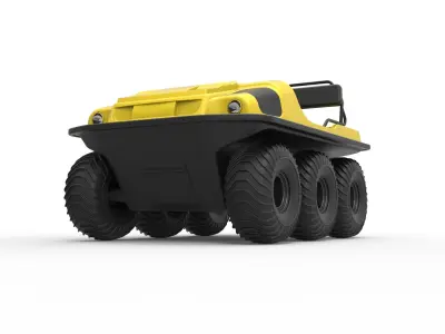 Argo 750 HD 6x6 3D model