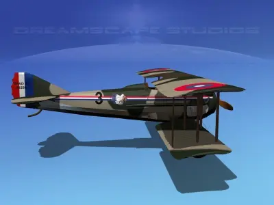 SPAD SXIII V02 3D model
