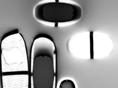 Piece of sushi Low-poly 3D model