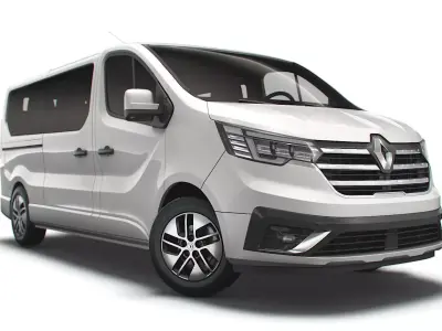 Renault Trafic SpaceClass LWB 2021 3D model