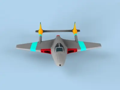 Jet plane 3D model