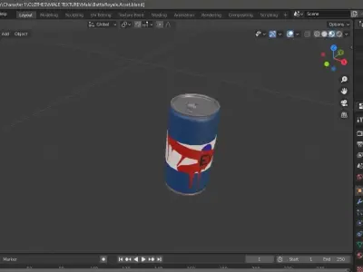 BattleRoyaleAsset parachute Free low-poly 3D model