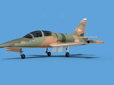 Aero Vodochody L-39C Albatross V02 3D model