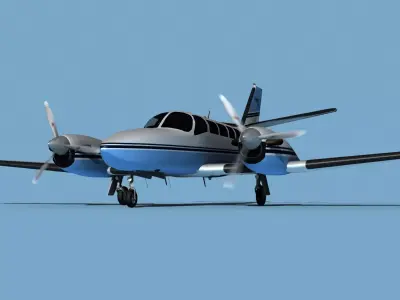 Cessna F406 Caravan II V12 3D model