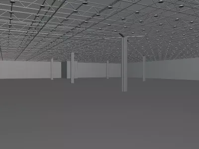 Chicago Mccormick Lakeside Center Hall E Low-poly 3D model