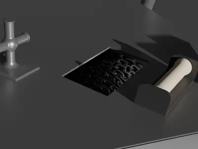 Recreational Fishing Boat ship 3D model