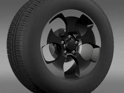 Jeep Wrangler Polar 2014 wheel 3D model