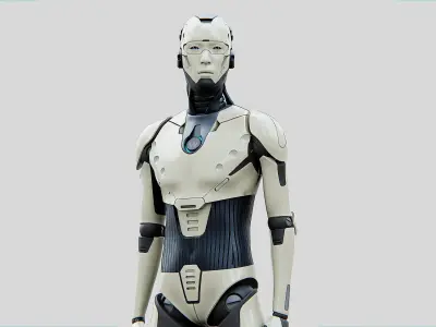 HUMANOID ORPHEUS-B  Rigged for Unreal Engine - Unity - MIXAMO 3D model
