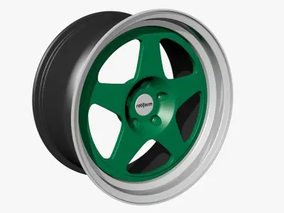 Rim Model wheel with 3D model