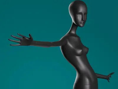 Mannequin 605 coll60 3D model