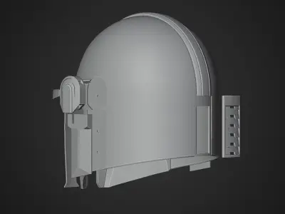 Din Djarin S1 Helmet 3D print model