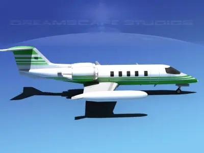 Gates Bombardier Learjet 35 V04 3D model