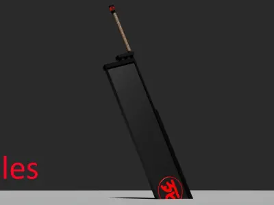 just big sword Free 3D model