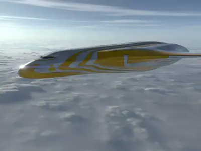 Freight Spaceship 3D model