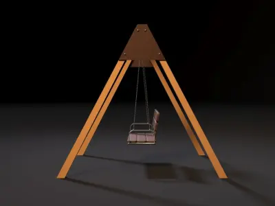 Swing Bench 3D model purchase