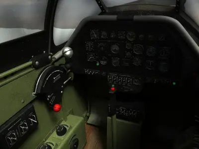 P-51D Fighter 3D model