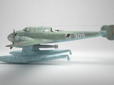 RWD-22 torpedo bomber 3D model