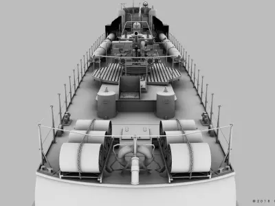 SCHNELLBOOT S38-B 3D model