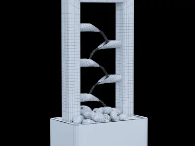 Decorative Fountain For Home and Garden 3D model