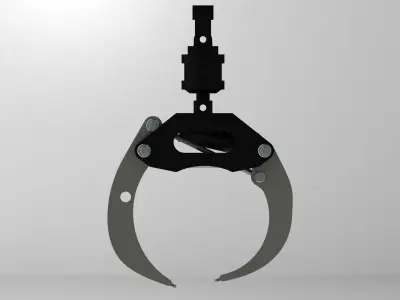 Hydraulic Grapple Free 3D model