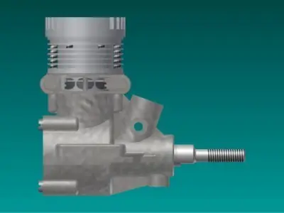 Motor Glow Plug 3D model