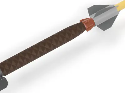 Pantsir S1 Two-Stage Missile 57E6E 3D model