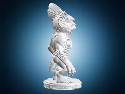 Gremlin Creature Miniature Collectible Figure 3D print model